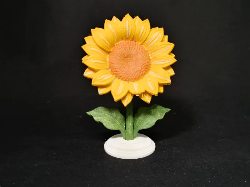 Decoratieve zonnebloemsculptuur