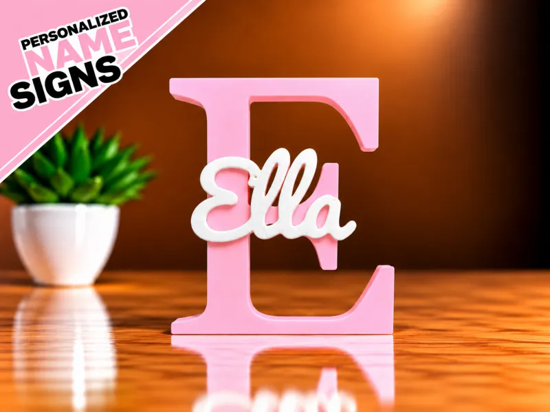 3D-Namensschild - Ella