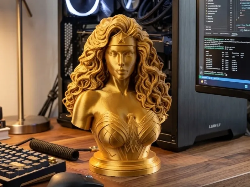 WONDER WOMAN PERSONALIZED BUST