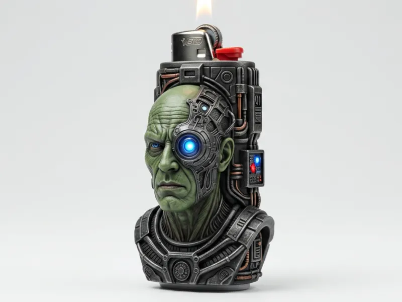 Case for BIC J6  in BORG style Star Trek