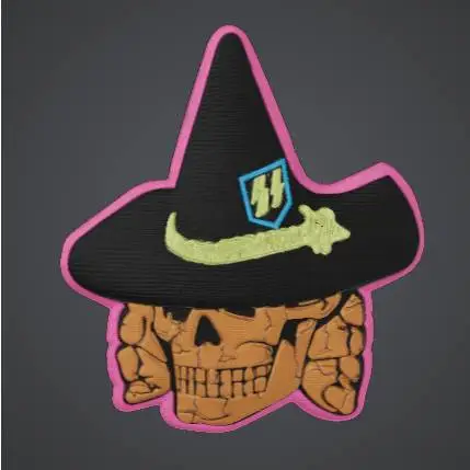 Witch skull patch - Black Magick SS
