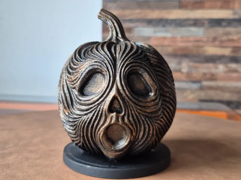 Sculpture citrouille moderne deco
