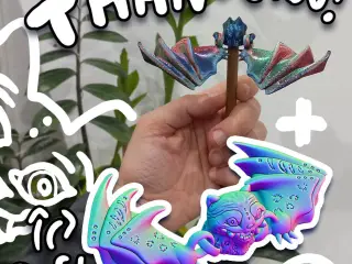 Demon Tiger and Demon Bat Friendly Pen Kit