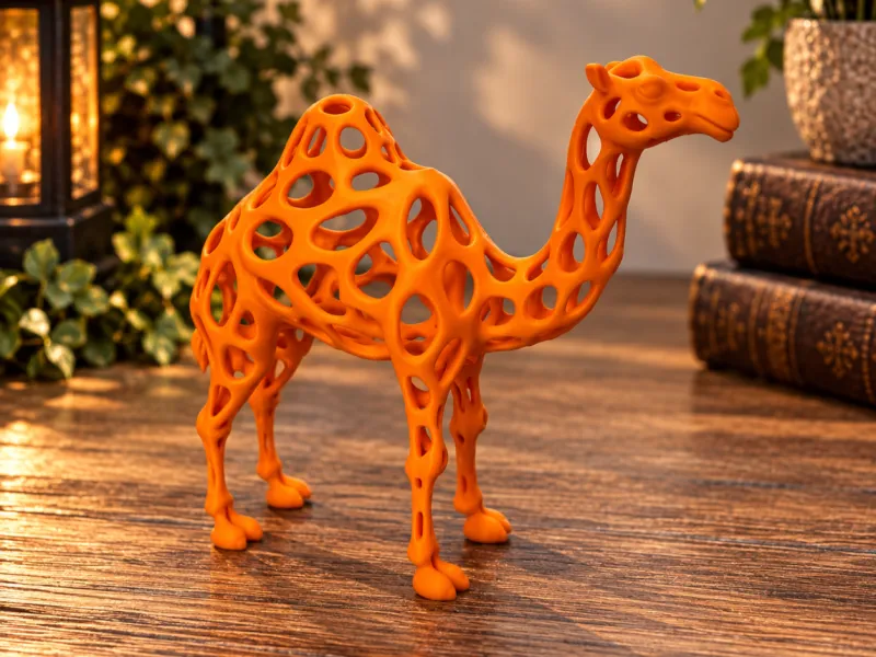 Camelo Voronoi – Decoração Única Impressa em 3D