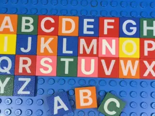 Duplo Tiles - ABC Letters & Make own Tiles