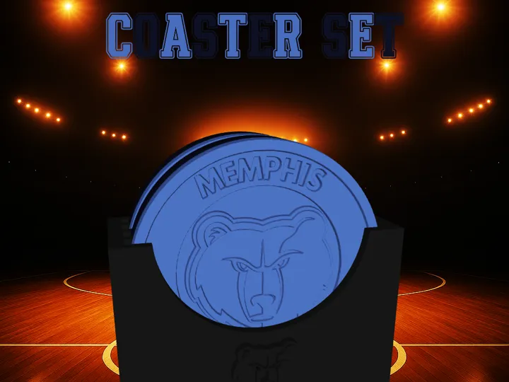 Memphis Grizzlies Coaster Set (NBA)