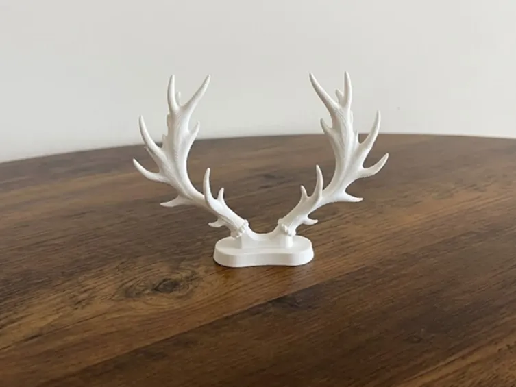 Reindeer Antlers on Stand - Decorative Model