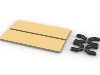 Modular Laptop Stand Base (Wood Board Compatible)