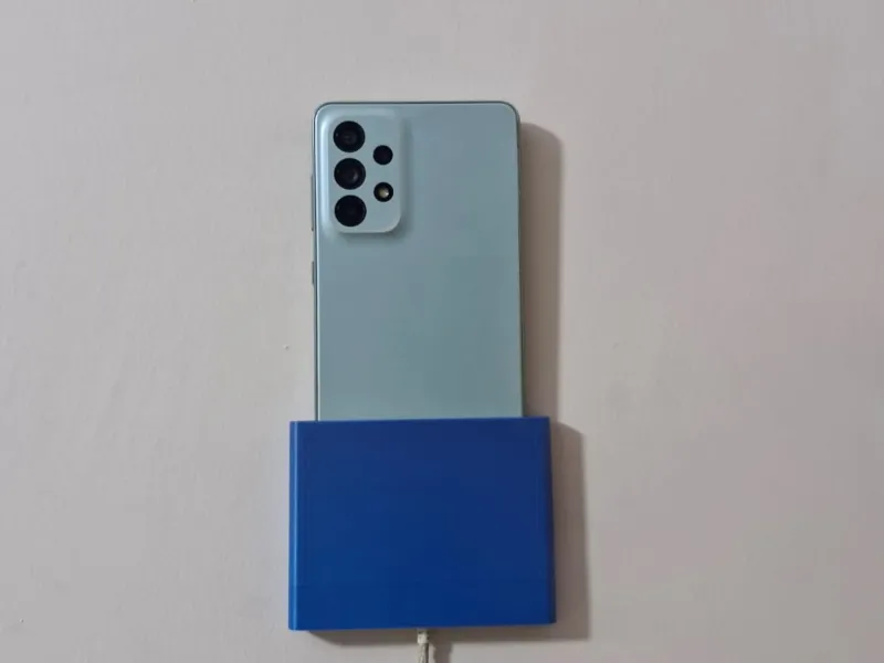 Soporte Universal para Teléfono WallCharger3D (Versión Compatible con Fundas)