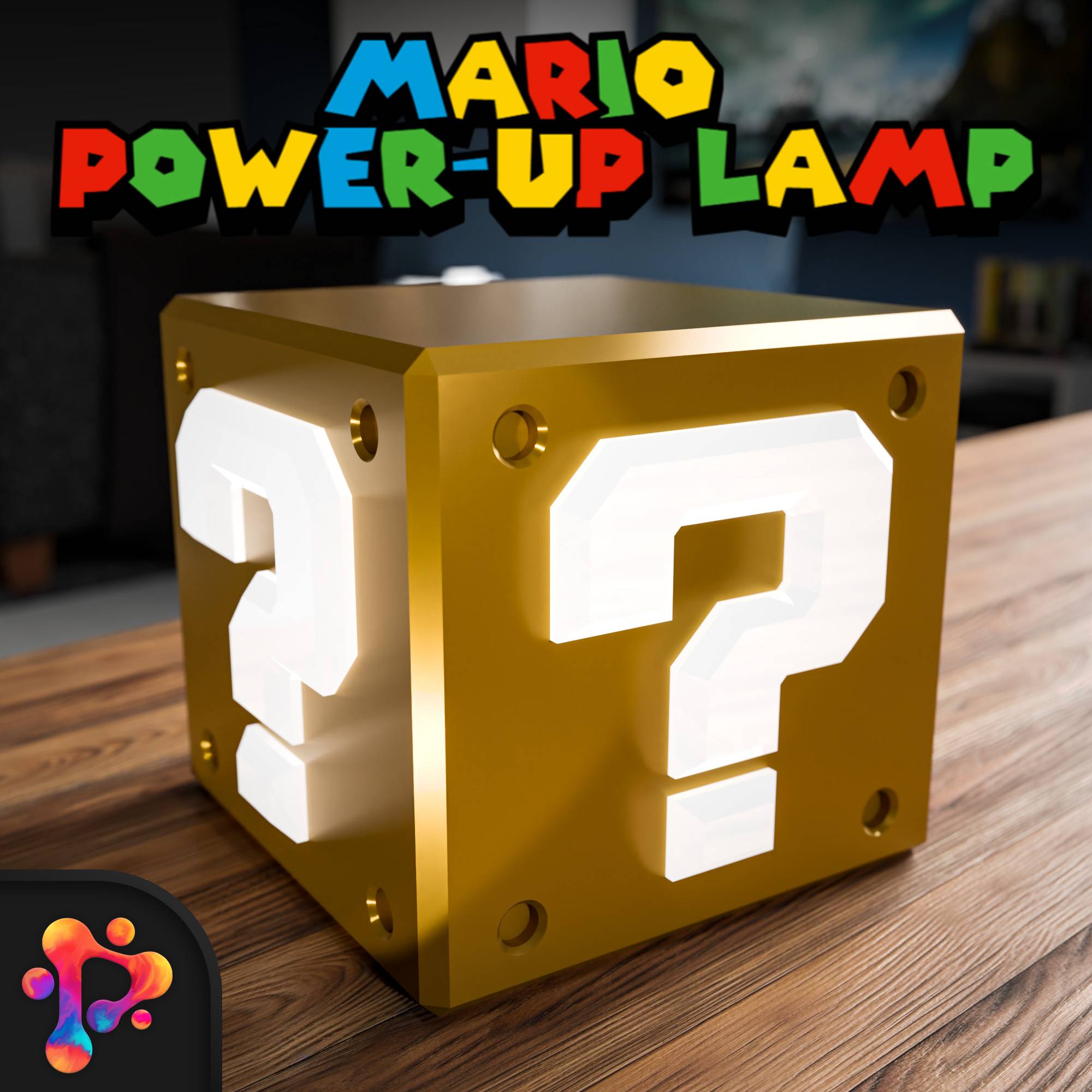 Home page module: Mario Power-Up Lamp with Versatile Bulb Fixture by Polymeria