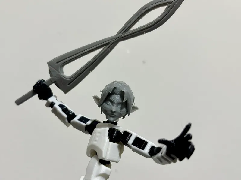 Zelda Fierce Deity Mask/Sword for Dummy 13