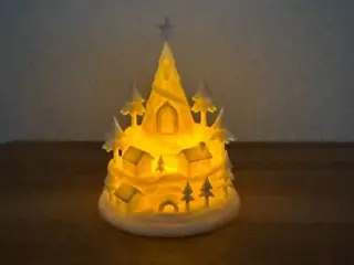 Winterberg beleuchtet