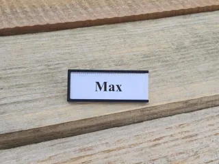 Namensschild für Partys