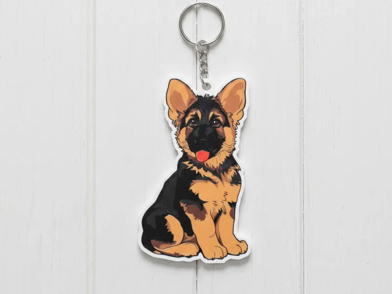 Llavero Pastor Aleman (german shepherd)