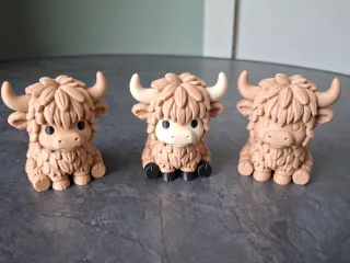 Cute Highland Cow – 3 variations