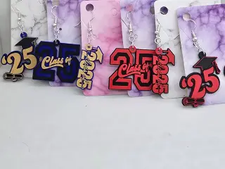 2025 Graduation Earrings