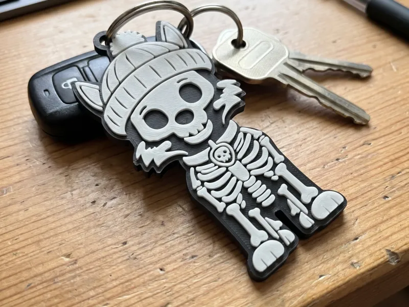 Skeleton Everest Halloween Keychain (Paw Patrol) | No AMS