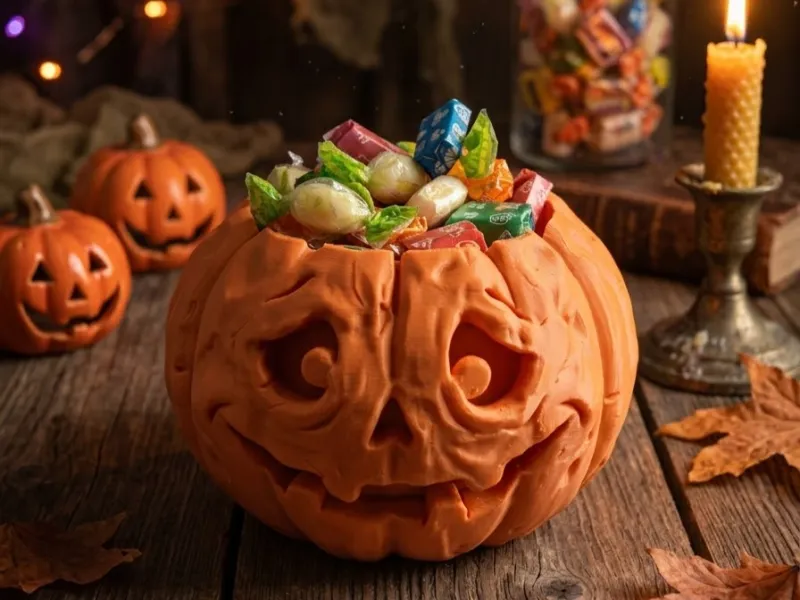 Pumpkin candy bucket - Dynia na cukierki
