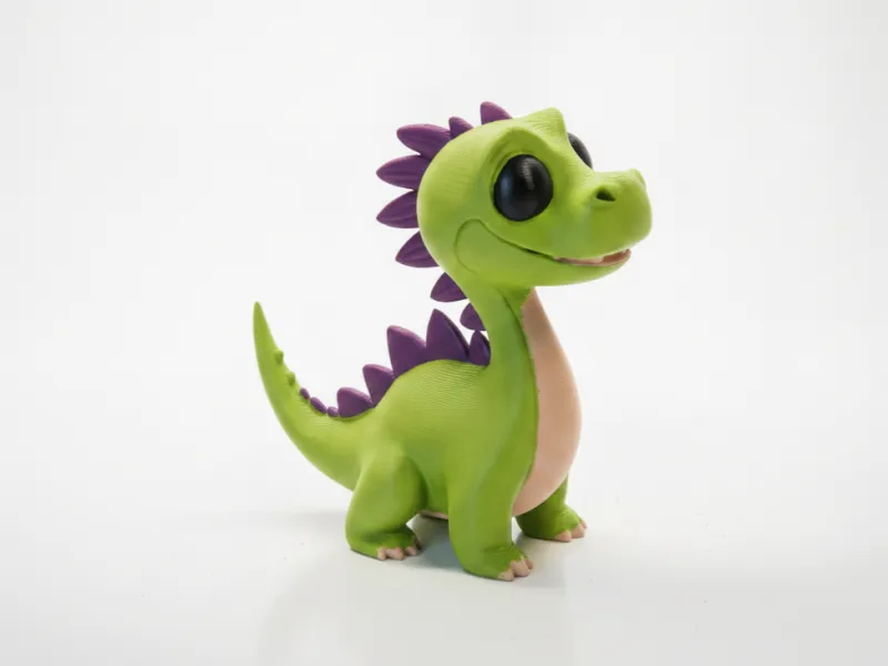 Милая фигурка детеныша дракона для 3D-печати