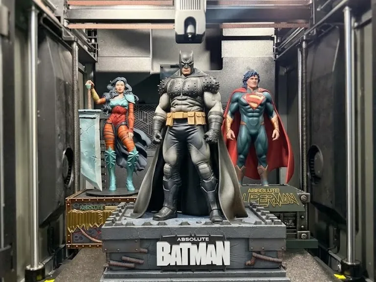 ABSOLUTE TRINITY-Batman-Superman-Wonder Woman with Bases