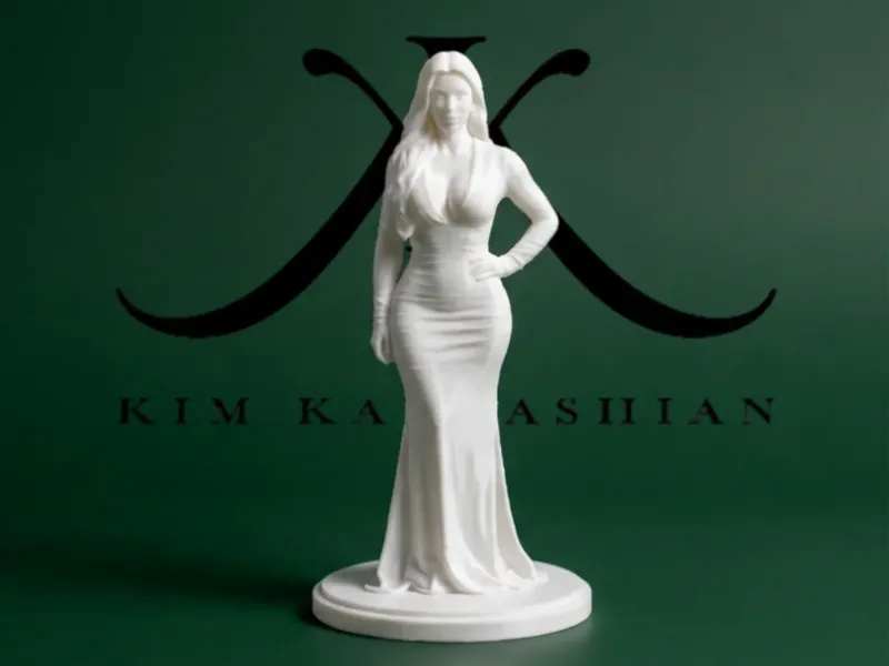Kim Kardashian – Stylized Celebrity Figurine