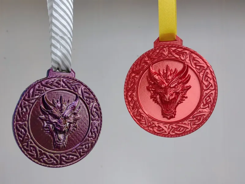 Double-Sided Dragon Medallion
