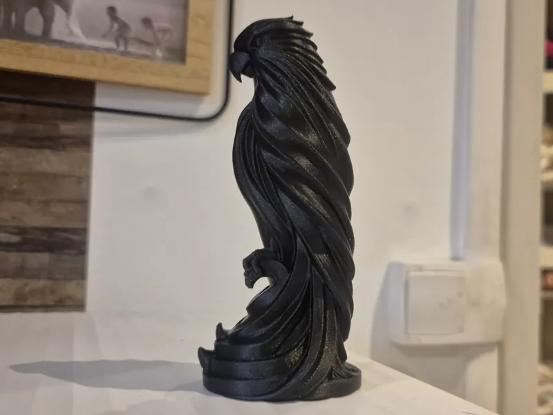 Moderne Papegaai Sculptuur