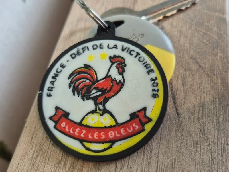 Porte-clés France Allez les Bleus