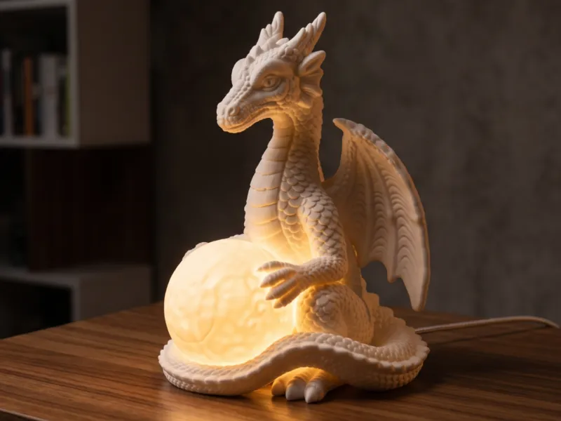 Luce Notturna LED Drago Guardiano