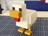Minecraft Chicken (STEP, STL, OBJ & 3MF Included)-0