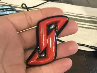 R34 Altia Red Emblem/keychain