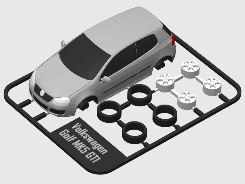 Volkswagen Golf MK5 GTI kit card