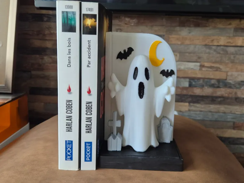 Serre-livres Fantome Halloween deco