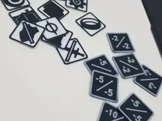 MTG Counters - Haste & Trample - GREEN