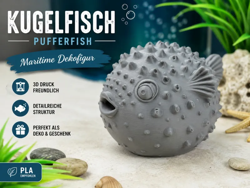 🐡 Декоративная фигурка рыбы-шара