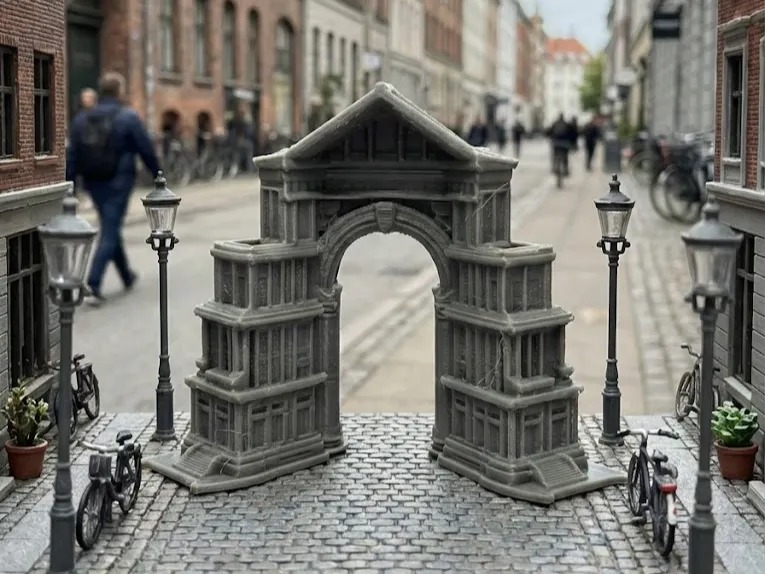 Portão de Gugen em Copenhague
