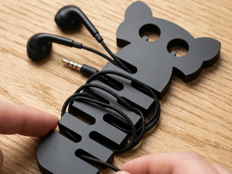 Earphone Cable Organizer [Quick Easy Print No AMS]
