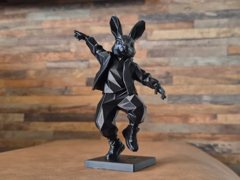Street Art Rabbit Sculpture