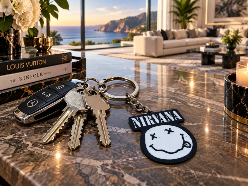 Nirvana Keychain