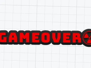 GameOver Keychain