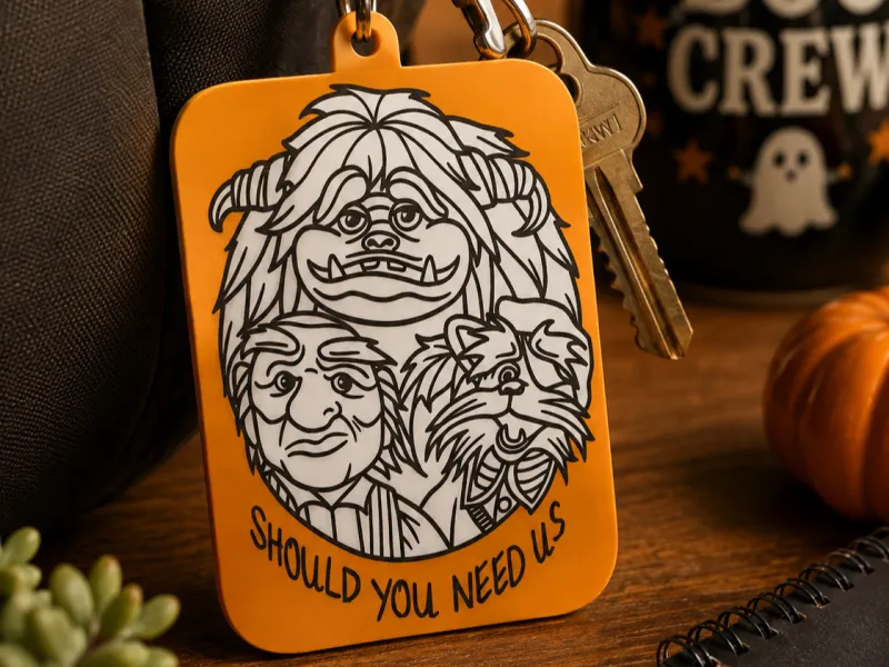 Should you need us Labyrinth keychain