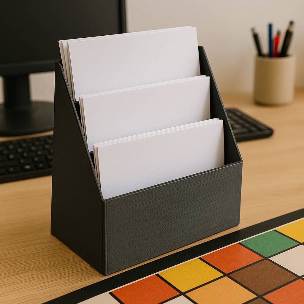 3D-Printed Paper Desk Organizer