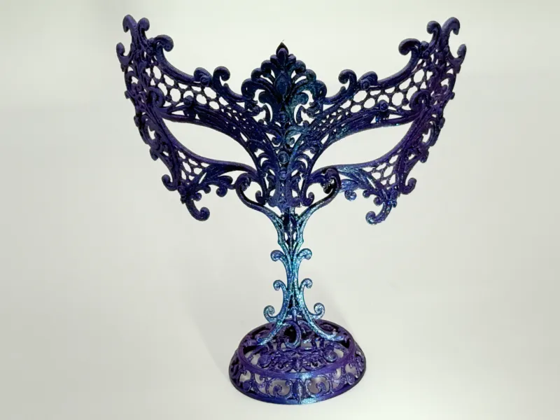 Gotisch Fleur-de-Lis Masker & Standaard