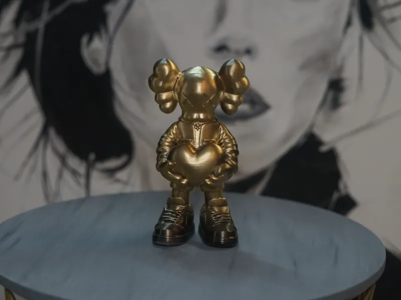 kaws with heart