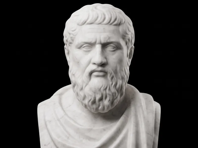 Plato Classical Ancient Greek Philosopher Bust