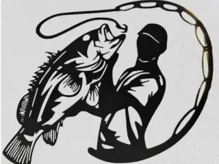 Angler with fish