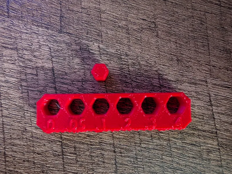 Test de tolérance PETG