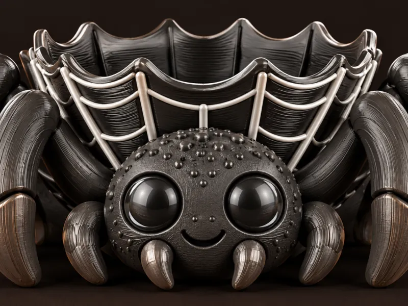 Halloween Spider Candy Bowl – 3D Web Basket