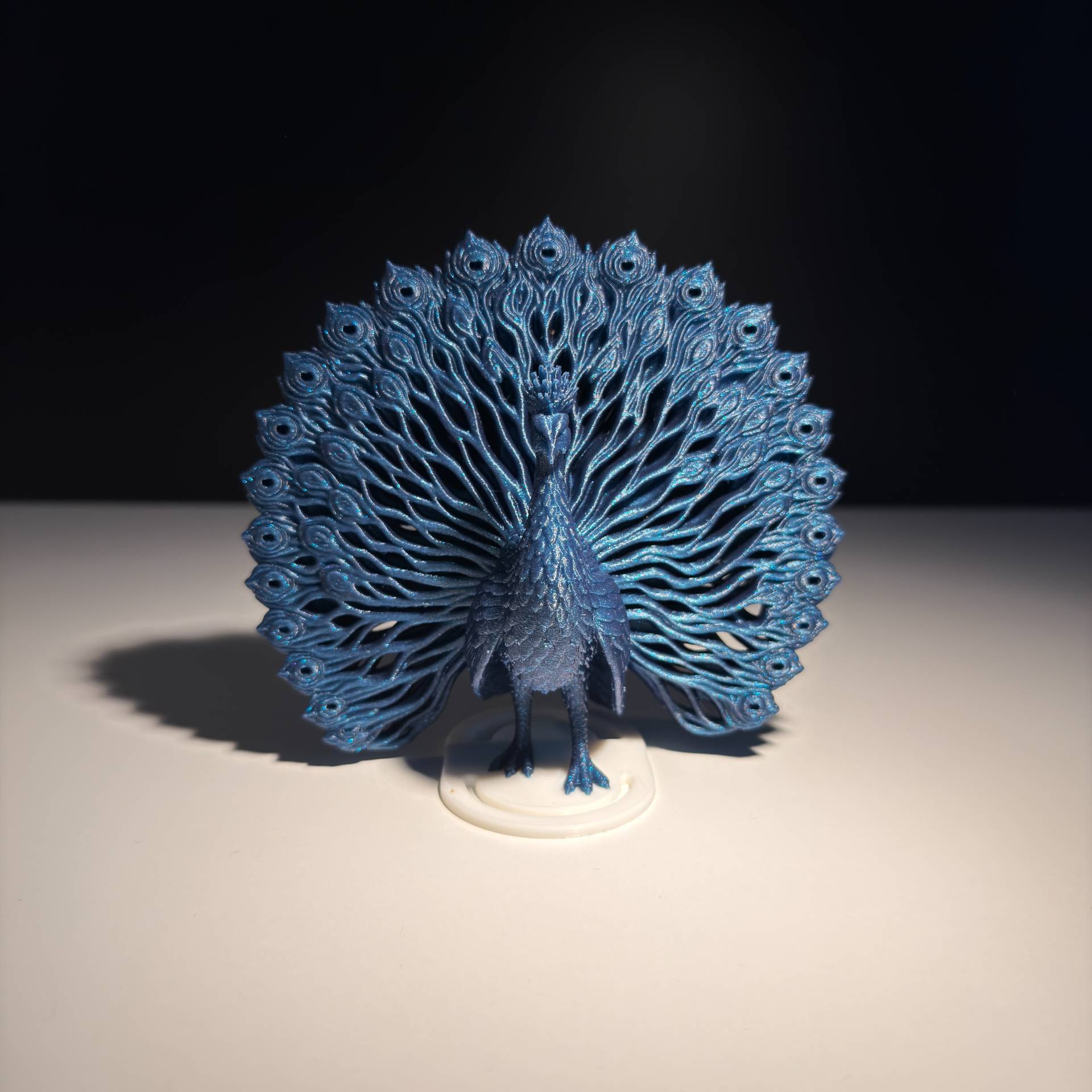 Peacock Figurine - Art - PLA - 3D printed product
