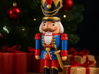 Toy nutcracker soldier